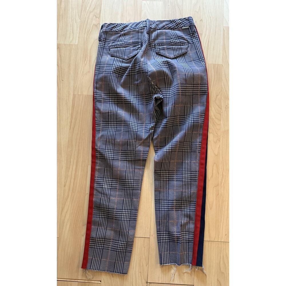 Mother Pants Women’s Size 25 Blue Pink Shaker Prep Fray Killing Time Crop Slim - Picture 3 of 14